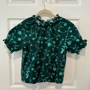 Hill House Home green botanical Kit top 💚